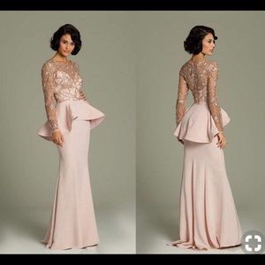 Jovani peplum dress